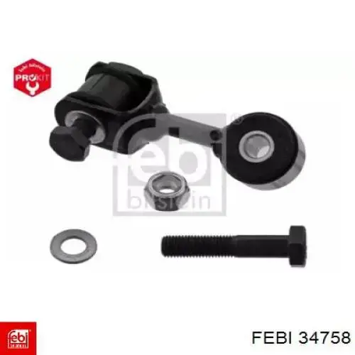 Стійка стабілізатора, переднього, права Febi 34758 ціна, від 11.40 USD