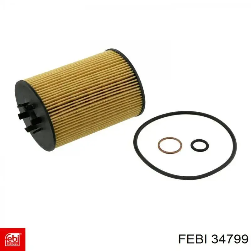 Прокладка клапанної кришки, ліва Febi 34799 ціна, від 50.31 USD