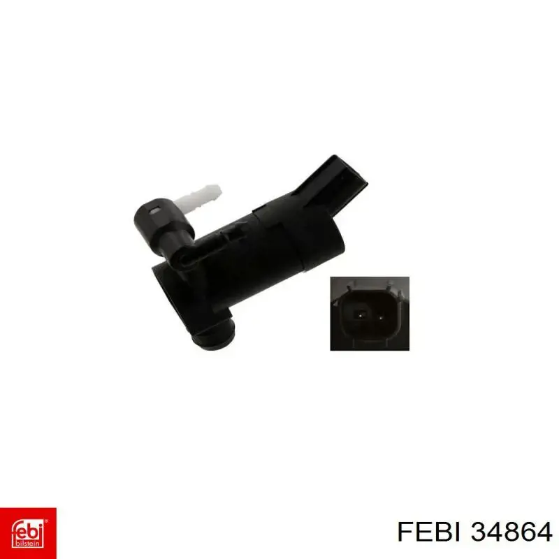 Моторчик омивача переднього скла Febi 34864 ціна, від 7.69 USD