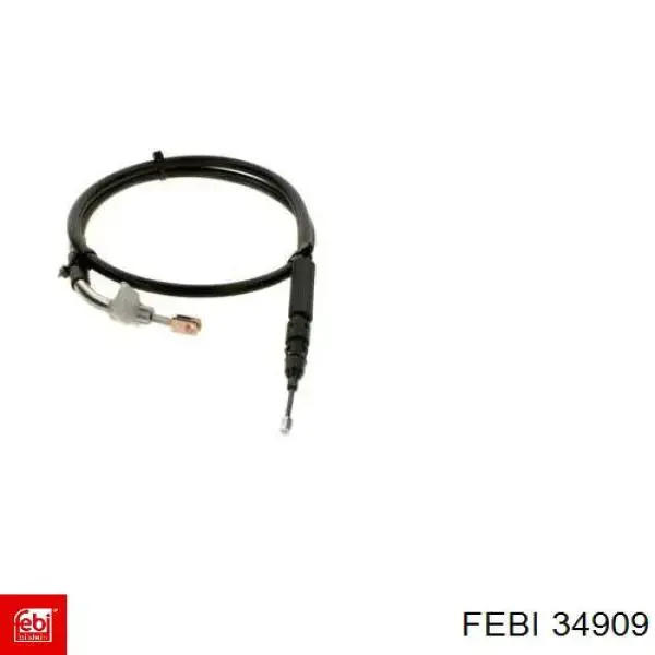 Трос стоянкового гальма задній правий Febi 34909 ціна, від 14.87 USD