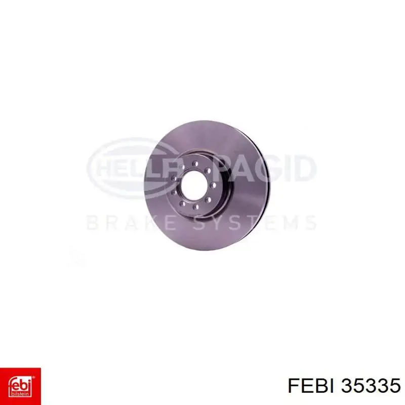 Диск переднього гальма Febi 35335 ціна, від 43.85 USD