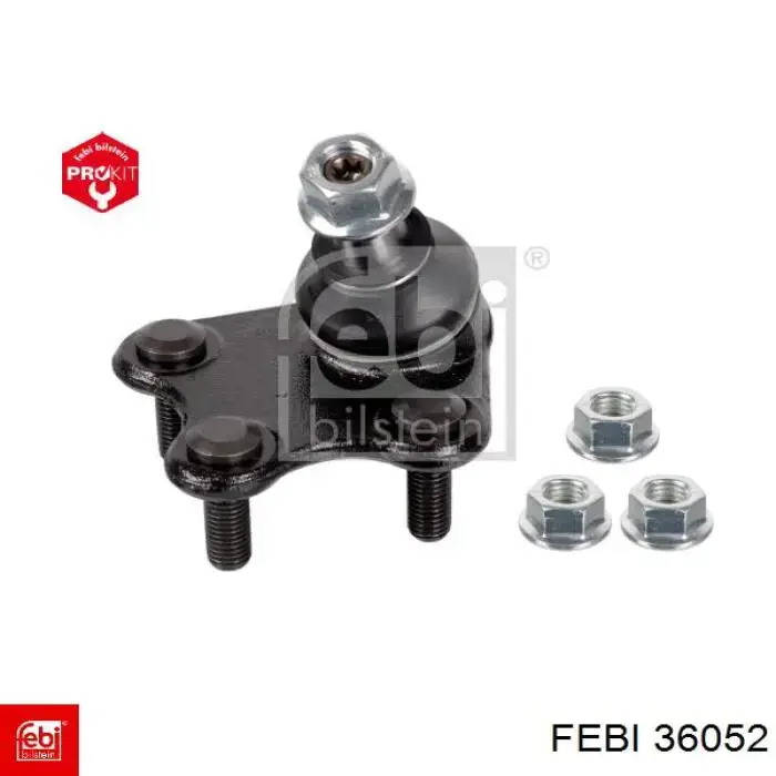 Кульова опора, нижня, права Febi 36052 ціна, від 17.99 USD