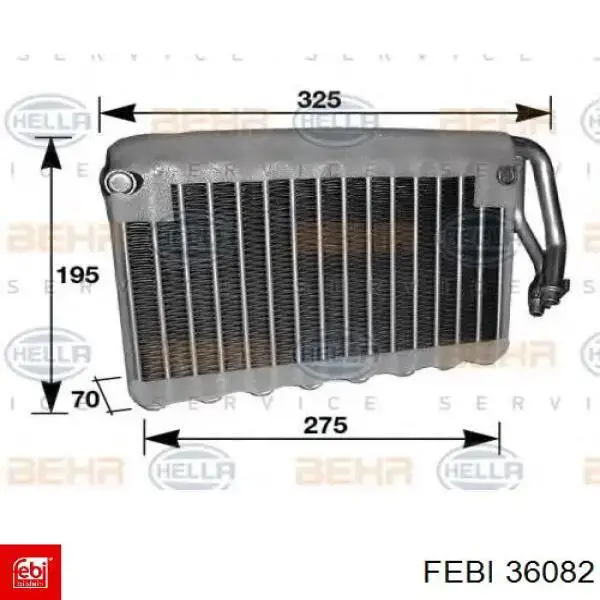 Купити 36082 Febi Сайлентблок передньої підвіски