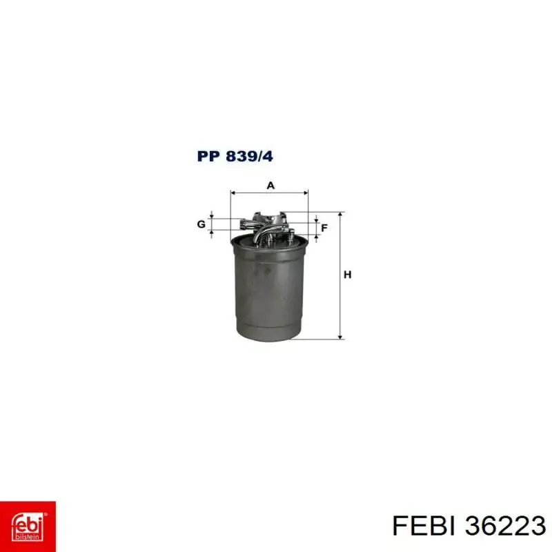 Паливний фільтр 36223 Febi