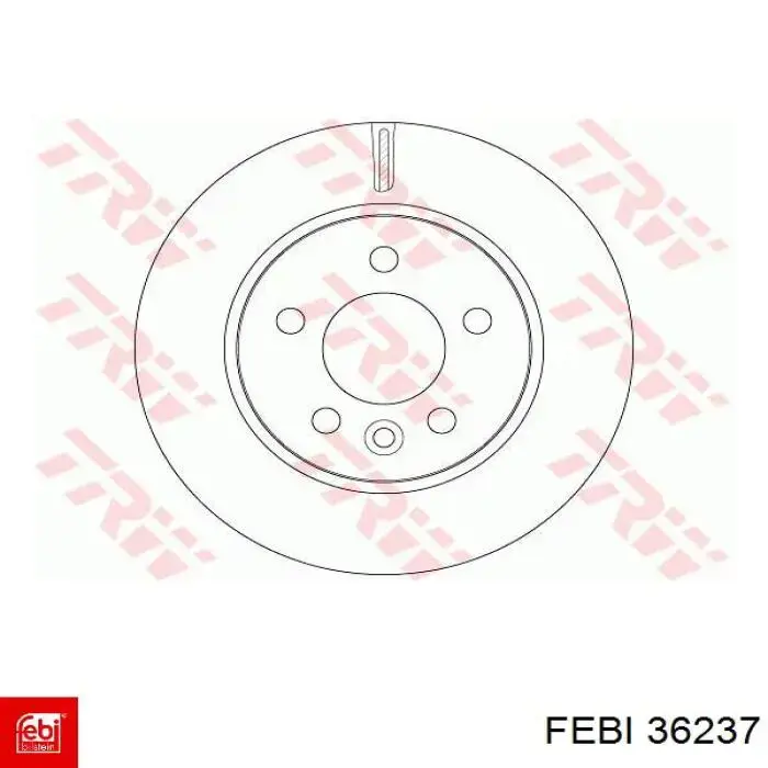 Гальмівні диски передні 36237 Febi