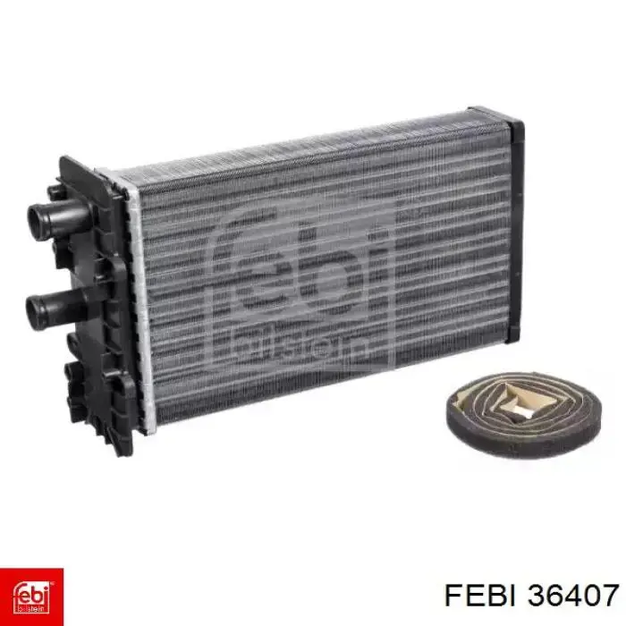 Купити 36407 Febi Радіатор пічки (обігрівача), задній