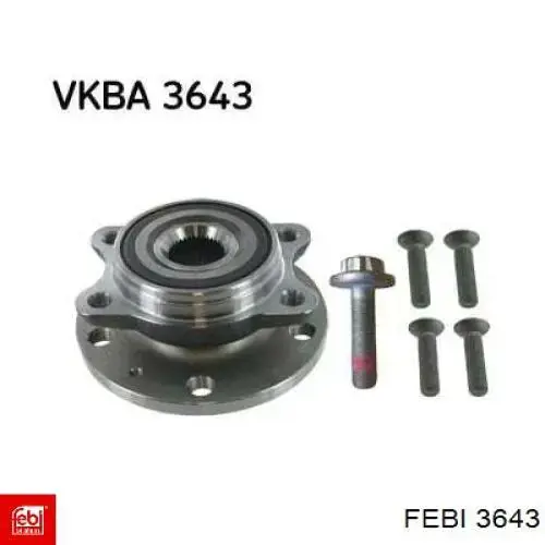 Муфта кардана еластична, передня 3643 Febi