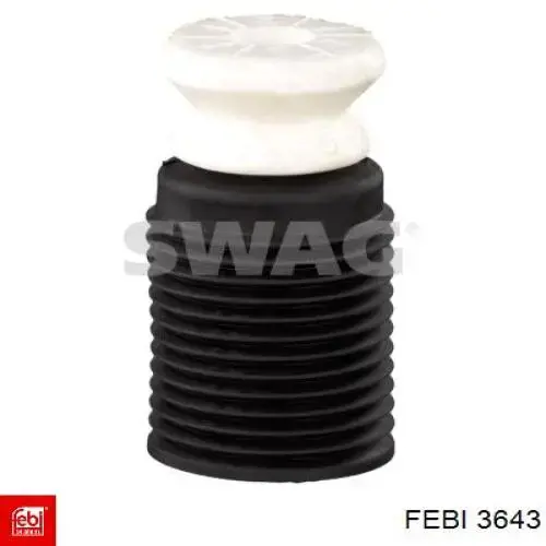 Муфта кардана еластична, передня 03643 Febi