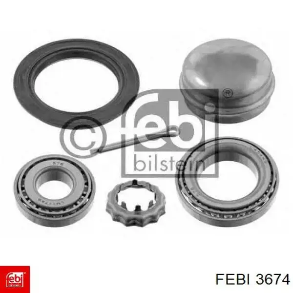 Підшипник маточини задньої Febi 3674 ціна, від 8.03 USD