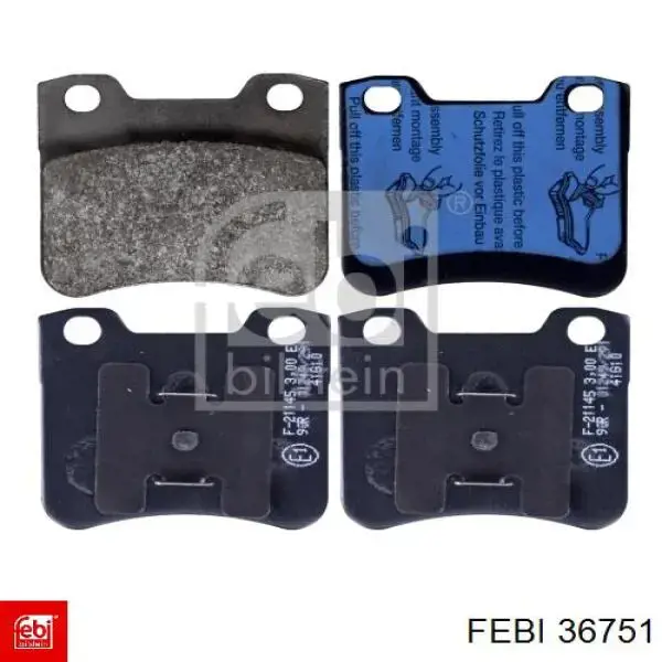 Підшипник маточини задньої Febi 36751 ціна, від 38.89 USD