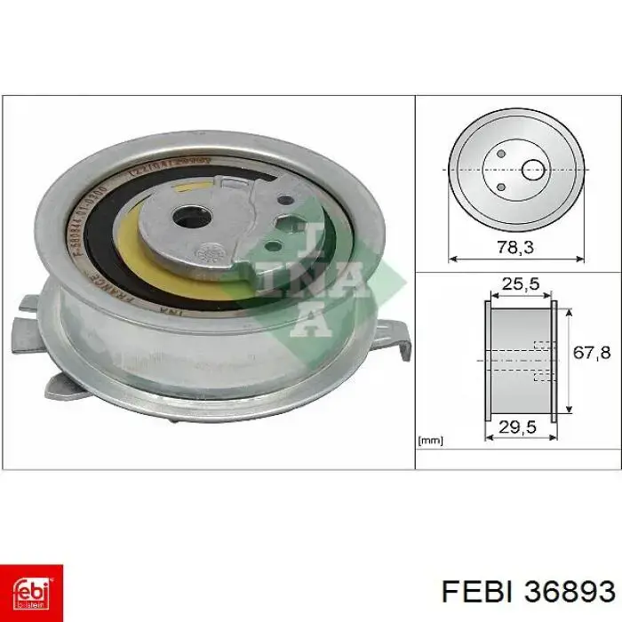 Купити 36893 Febi Натяжний ролик