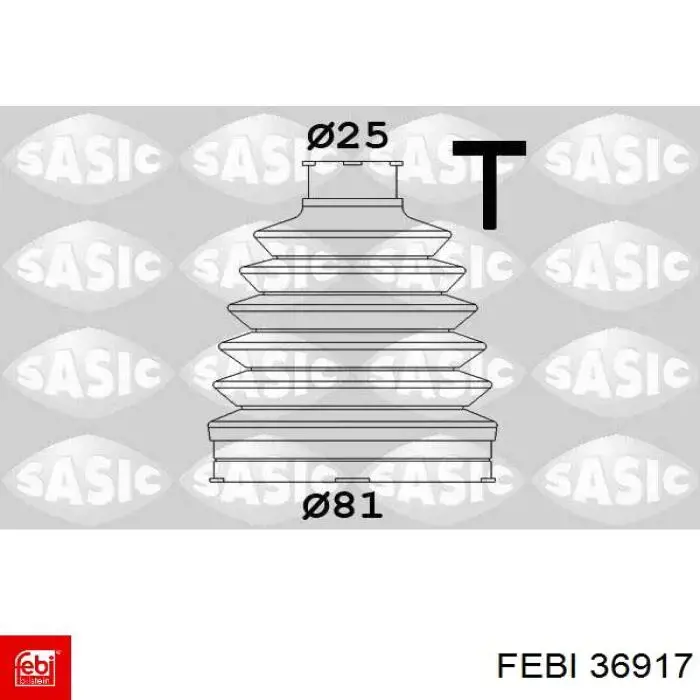 Купити 36917 Febi Заглушка задньої кришки КПП