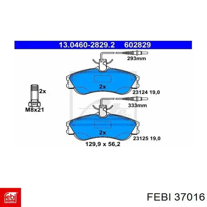 Купити 37016 Febi Датчик положення (оборотів) коленвалу