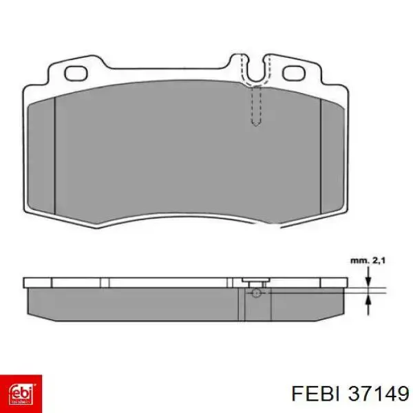 Прокладка клапанної кришки двигуна, комплект Febi 37149 ціна, від 16.68 USD