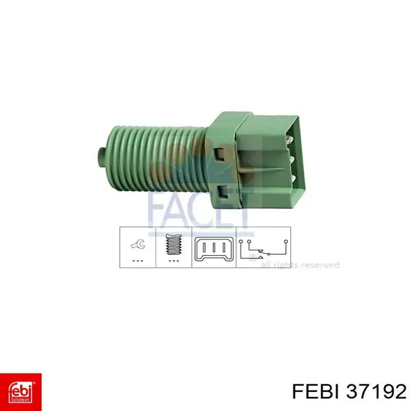Купити 37192 Febi Датчик педалі гальма