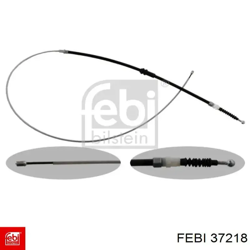 Трос ручного гальма задній, правий/лівий Febi 37218 ціна, від 9.42 USD