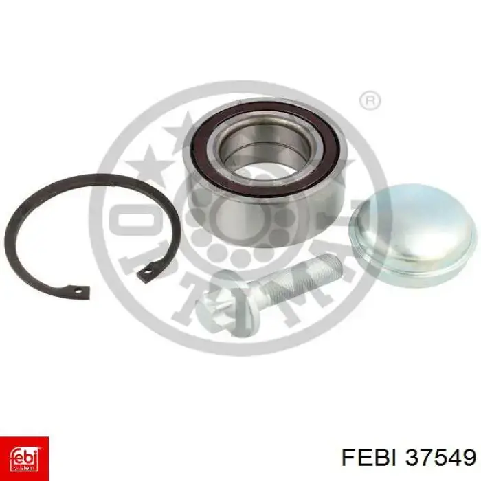 Комплект підшипник маточини передньої Febi 37549 ціна, від 29.15 USD