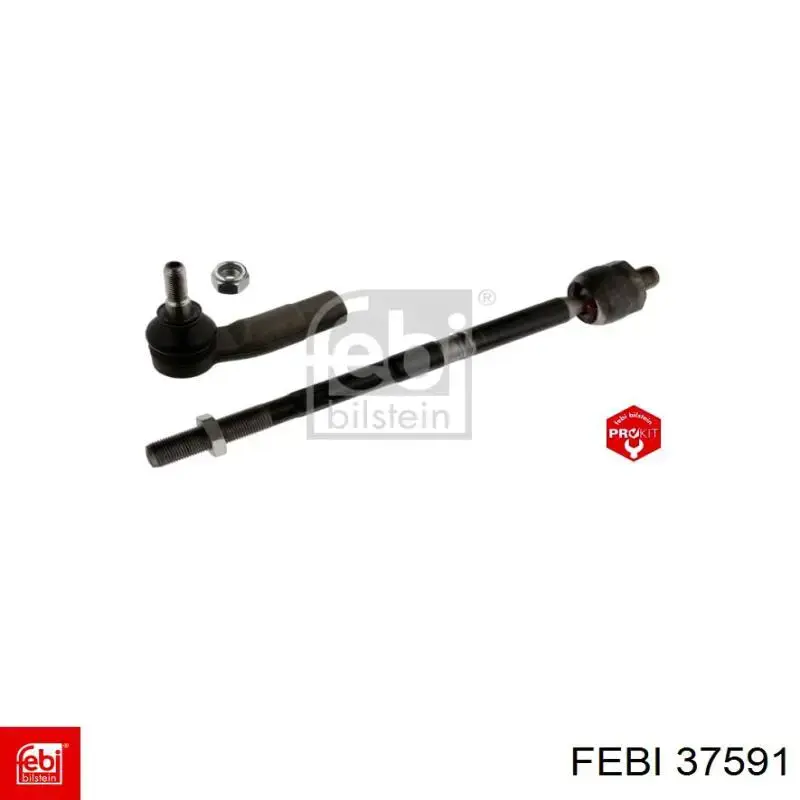Тяга рульова в зборі, ліва Febi 37591 ціна, від 16.92 USD