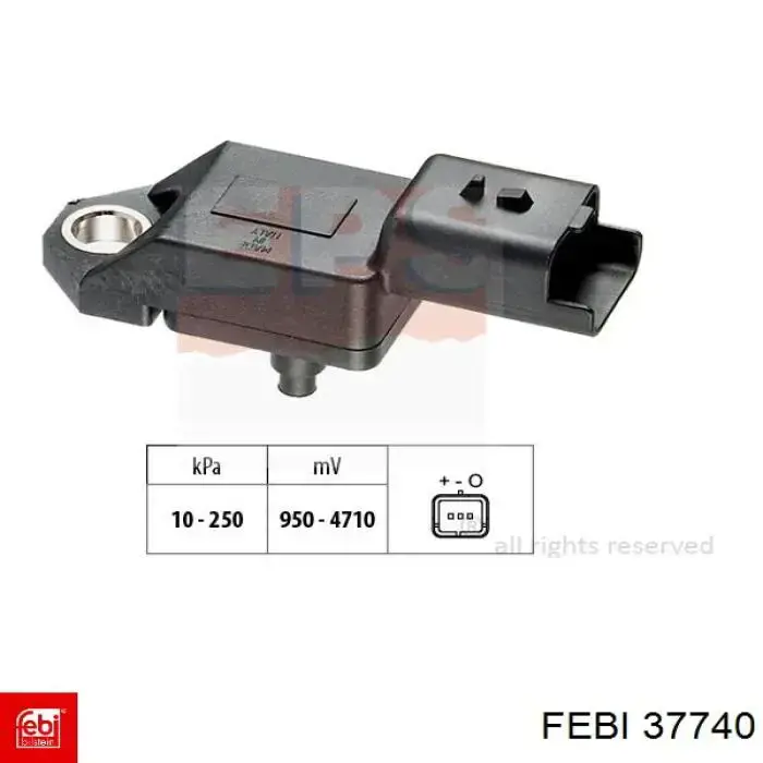MAP сенсор Febi 37740 ціна, від 25.57 USD