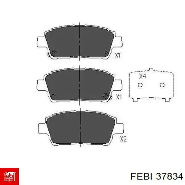 Купити 37834 Febi Гвинтова пружина підвіска