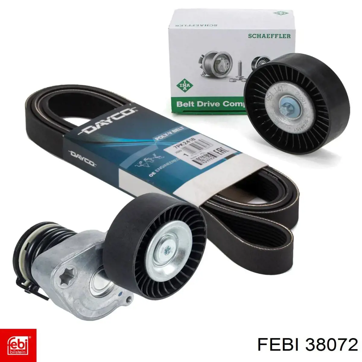 Стійка стабілізатора, переднього, права Febi 38072 ціна, від 14.99 USD