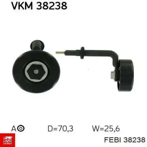 Сальник распредвала 38238 Febi