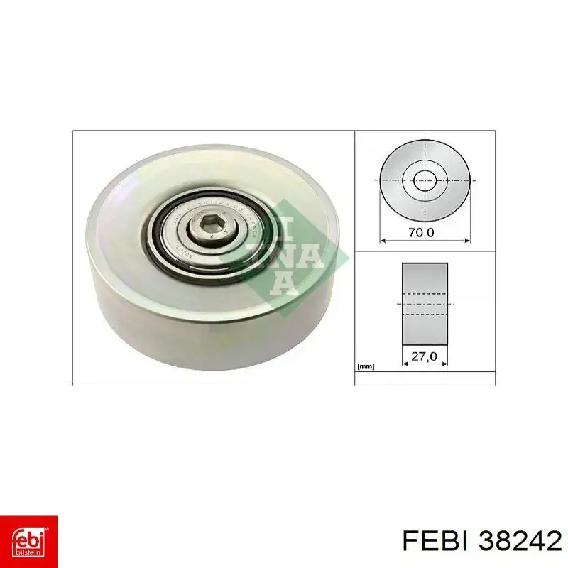 Клиновий ремінь Febi 38242 ціна, від 10.31 USD