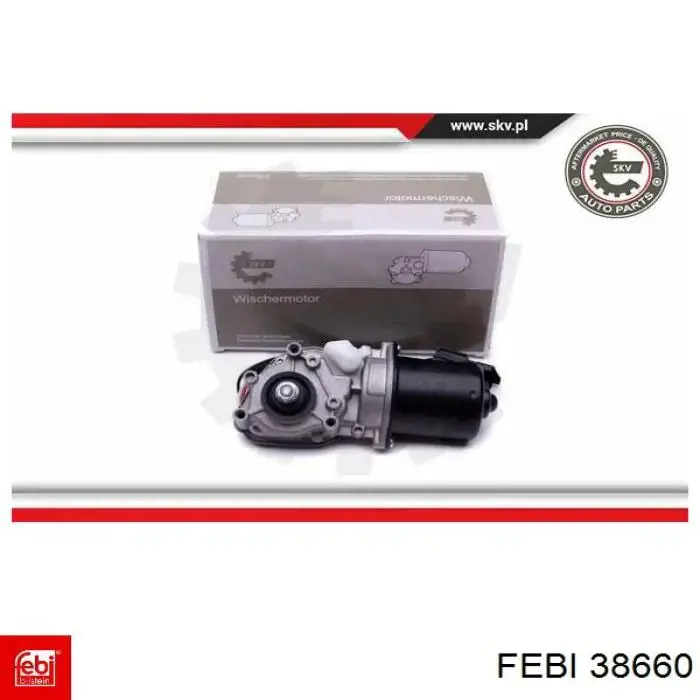 Мотор стеклоочистителя FEBI 38660 Мотор стеклоочистителя FEBI 38660