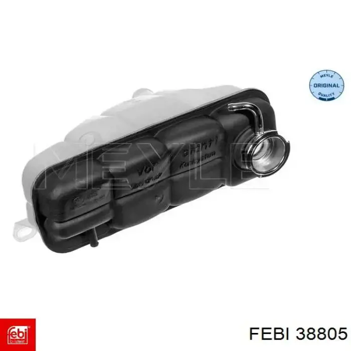 Бачок системи охолодження двигуна розширювальний Febi 38805 ціна, від 22.98 USD