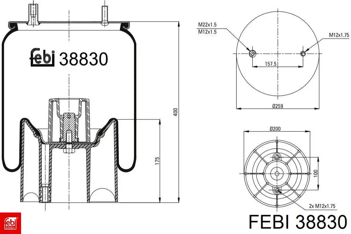  Febi 38830 ціна, від 91.64 USD