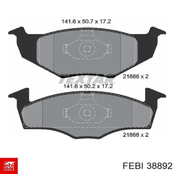 Пружина передня Febi 38892 ціна, від 30.45 USD