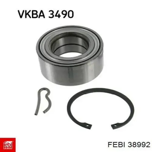 Купити 38992 Febi Сайлентблок заднього поперечного важеля, внутрішній