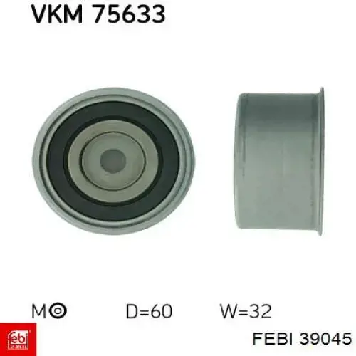 Пневмоподушка/Пневморессора моста Febi 39045 ціна, від 52.19 USD