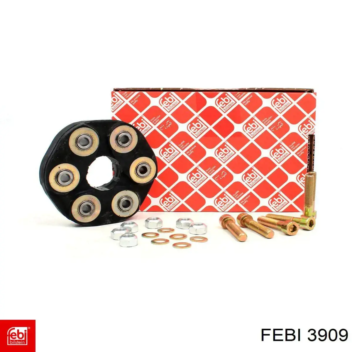 Муфта кардана еластична, перед./зад. Febi 3909 ціна, від 44.01 USD
