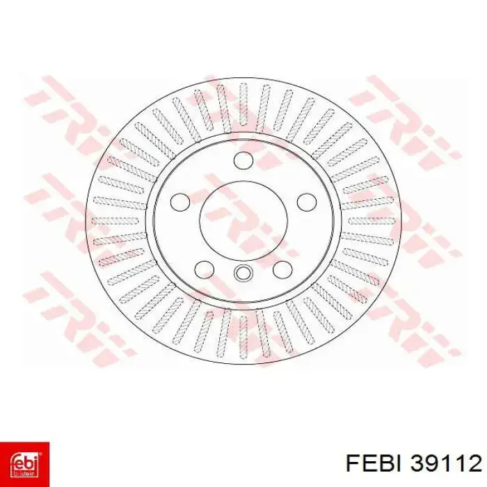 Купити 39112 Febi Ротор гальмівний