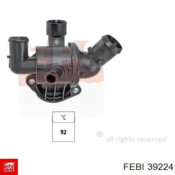 Кожух термостата Febi 39224 ціна, від 31.65 USD