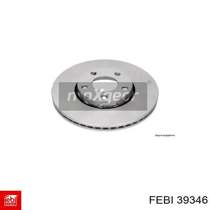 Гальмівні диски передні 39346 Febi
