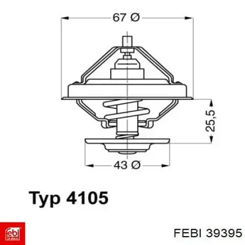 Яйця на стабілізаторі задні Febi 39395 ціна, від 10.11 USD
