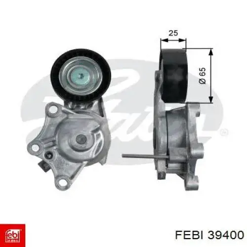 Натягувач приводного ременя CT1060 Coram