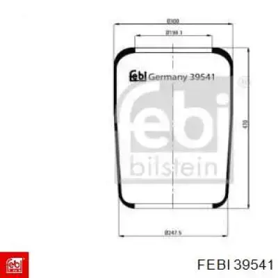 Пневмоподушка/Пневморессора моста Blacktech RL9839 ціна, від 15.81 USD