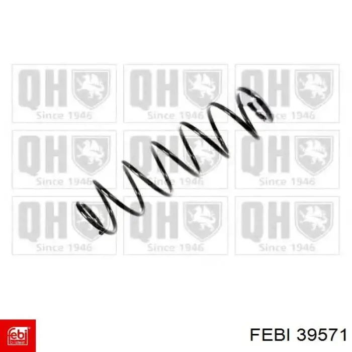 39571 Febi Пружина підвіски задня