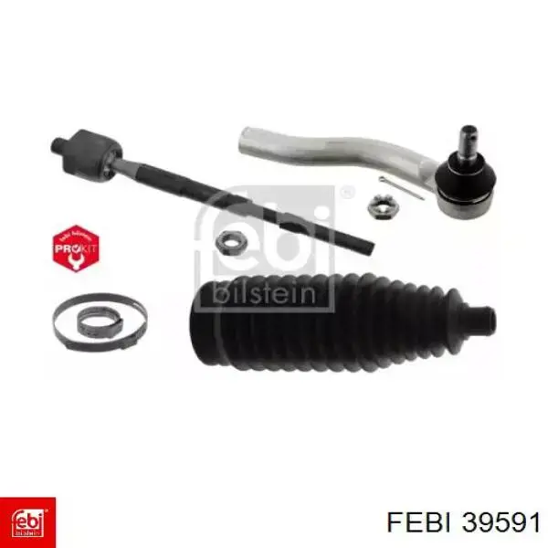 Тяга рульова в зборі, права Febi 39591 ціна, від 38.61 USD