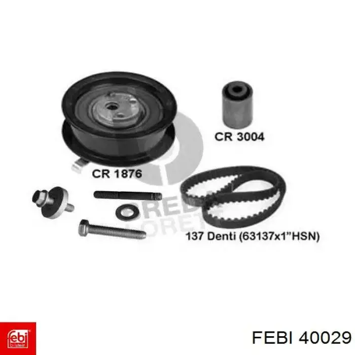 Сальник передньої маточини Febi 40029