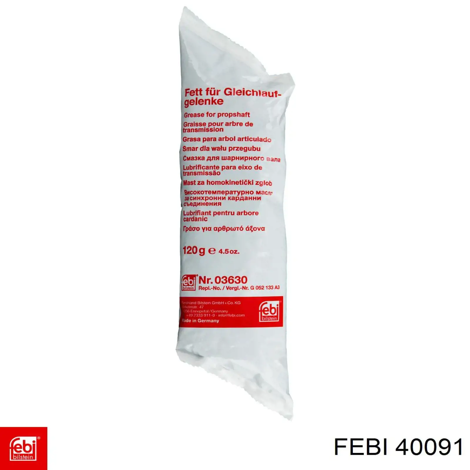 Купити 40091 Febi Тяга рульова в зборі, ліва