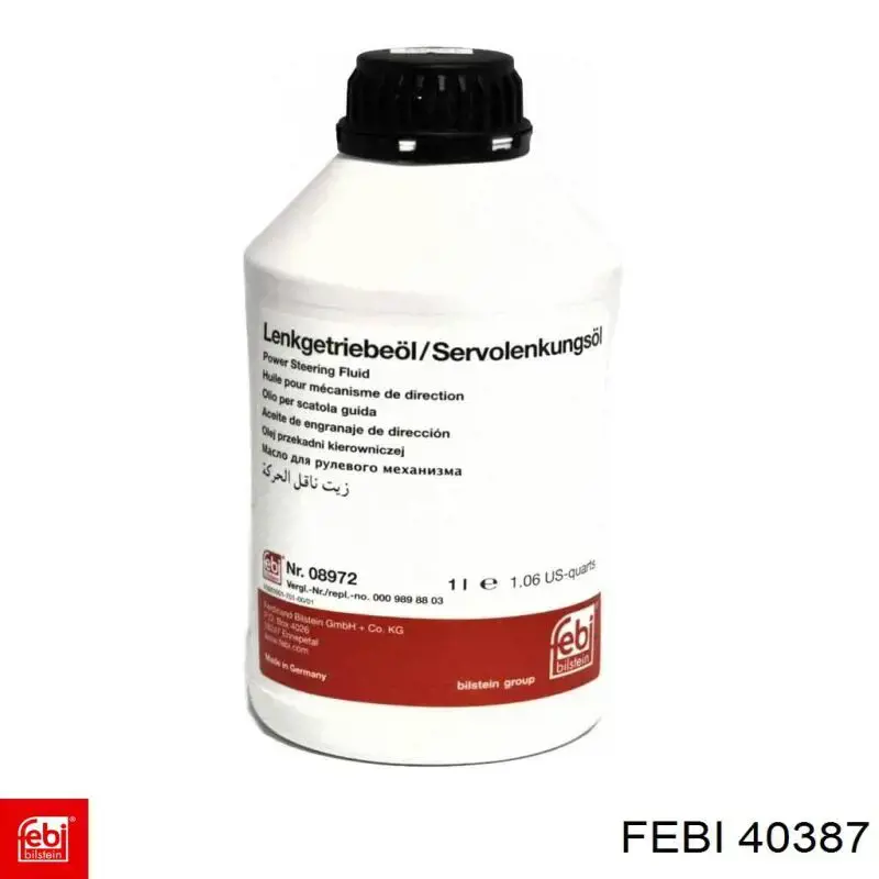 Важіль передній лівий Febi 40387 ціна, від 78.80 USD