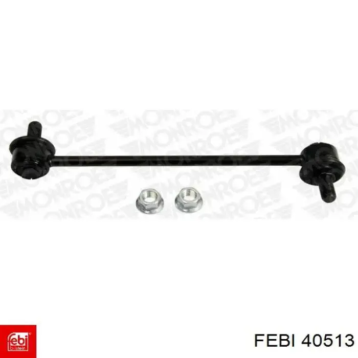 Кронштейн/хомут глушника, передній 40513 Febi