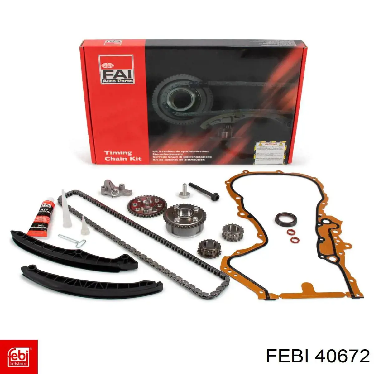 Ланцюг ГРМ, комплект Febi 40672
