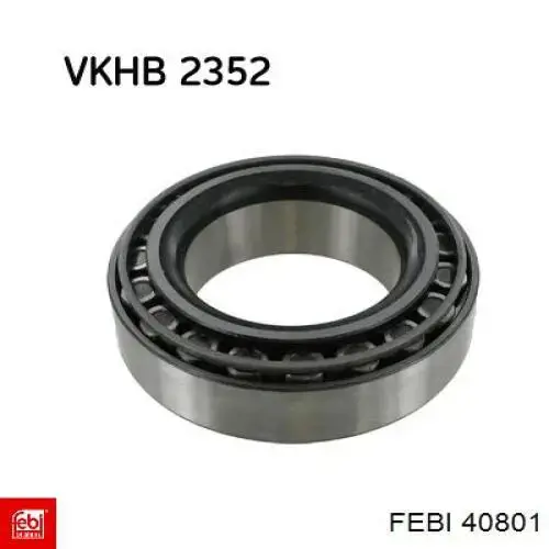 Підшипник ступиці передній, внутрішній Febi 40801 ціна, від 64.20 USD