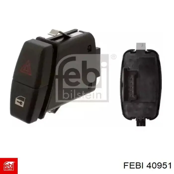 Кнопка включення аварійної сигналізації Febi 40951 ціна, від 5.36 USD
