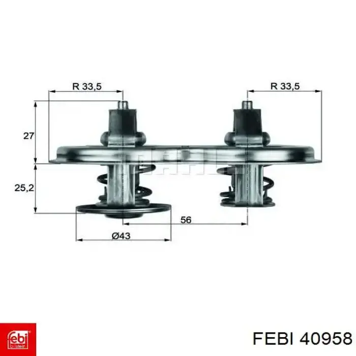 Термостат 40958 Febi